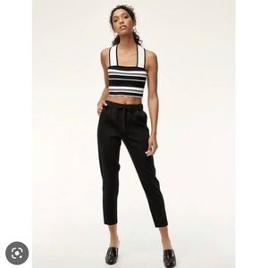 Aritzia Errol Linen Pant Black XS